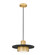 Ludo LED Pendant in Matte Black + Modern Gold (224|829P12-MB-MGLD-LED)
