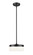 Renaud LED Pendant in Matte Black (224|827P9-MB-LED)