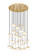 Renaud LED Chandelier in Modern Gold (224|827P6-27R-MGLD-LED)