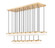 Renaud LED Linear Chandelier in Modern Gold (224|827P6-23L-MGLD-LED)