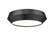 Quasars LED Flush Mount in Matte Black (224|7701F12-MB-LED)
