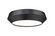 Quasars LED Flush Mount in Matte Black (224|7701F12-MB-LED)