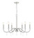 Toussant Six Light Chandelier in Brushed Nickel (224|6103-32BN)