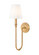Jisele One Light Wall Sconce in Rubbed Brass (224|4505-1S-RB)
