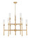 Esme Nine Light Chandelier in Modern Gold (224|3047-9MGLD)