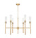 Esme Six Light Chandelier in Modern Gold (224|3047-6MGLD)