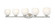 Colette Five Light Vanity in Brushed Nickel (224|1963-5V-BN)
