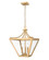 Montalcino Three Light Chandelier in Rubbed Brass (224|1961-3C-RB)