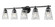 Andree Five Light Vanity in Matte Black (224|1960-5V-MB)