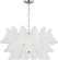 Chloe Five Light Chandelier in Polished Nickel | Polished Nickel (454|CC1825PN)