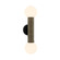 Jarrell Two Light Wall Sconce in Matte Black (51|9-4081-2-BK)