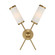 Denison Two Light Wall Sconce in Warm Brass (51|9-3199-2-322)
