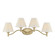 Rosa Four Light Bathroom Vanity in Noble Brass (51|8-6081-4-127)