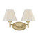Rosa Two Light Bathroom Vanity in Noble Brass (51|8-6081-2-127)