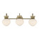 Melbourne Three Light Bathroom Vanity in Noble Brass (51|8-1028-3-127)