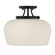 Octave Three Light Semi-Flush Mount in Satin Nickel (51|6-6035-3-BK)