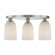 Baldwin Three Light Flush Mount in Satin Nickel (51|6-1247-3-SN)