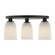 Baldwin Three Light Flush Mount in Matte Black (51|6-1247-3-89)