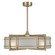 Canterbury Four Light Fan D'Lier in Noble Brass (51|30-FD-495-127)