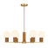 Jarrell Six Light Chandelier in Warm Brass (51|1-4080-6-322)