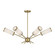 Denison Six Light Chandelier in Warm Brass (51|1-3198-6-322)