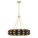Pelham LED Chandelier in Black Cashmere and True Gold (51|1-2414-16-343)