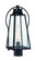 Halder Bridge One Light Outdoor Post Mount in Sand Black (7|72706-66A)