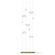 Gatsby Gatsby 5-Light Floor to Ceiling Plug-In LED Lamp in Ink (39|289470-LED-STND-89-CR)