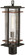 San Marcos One Light Outdoor Post Mount in Black w/Antique Copper (7|72496-68)