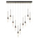 Lilium Lilium 10-Light Linear Pendant in Dark Smoke (39|131165-SKT-STND-07-WC0821)