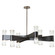 Bellis Bellis 6-Arm 12-Light Oval Chandelier in Natural Iron (39|131009-SKT-MULT-20-ZM0888)