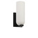 Neblina One Light Vanity in Midnight Black (1|GLV1951MBKE)