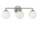 Nube Three Light Vanity in Brushed Nickel (1|GLV1853BNE)
