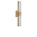 Fentress LED Vanity in Satin Brass (1|GLV1662SB-L)