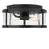 Lumra Two Light Flush Mount in Midnight Black (1|GLF1732MBKE)