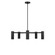 Zentro Five Light Chandelier in Midnight Black (1|GLC2055MBKE)
