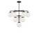 Nube Ten Light Chandelier in Midnight Black (1|GLC18010MBKE)