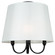 Rhythm Three Light Semi-Flush Mount in Black (78|SC13334BK)