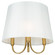 Rhythm Three Light Semi-Flush Mount in Brushed Gold (78|SC13334BG)