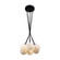 Camila LED Pendant in Black (78|AC7467BK)