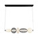 Ace LED Island Pendant in Black (78|AC7462BK)