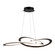 Wave LED Chandelier in Black (78|AC7079BK)