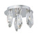 Doccia Four Light Flush Mount in Chrome (78|AC7044)