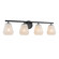 Brooke Four Light Bathroom Vanity in Black (78|AC12184BK)