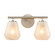 Brooke Two Light Bathroom Vanity in Brushed Nickel (78|AC12182BN)