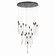 Celine LED Chandelier in Brass (78|AC12140BK)