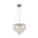 Bianca Five Light Pendant in Polished Nickel, Crystalline (78|AC12051CR)
