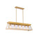 Lucian Six Light Island Chandelier in Brushed Brass (78|AC11854BB)