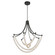 Pearl LED Chandelier in Dark Matte Black (7|5647-899-L)