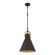 Fenric One Light Pendant in Dark Bronze (7|13105-796)